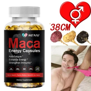 Maca Root Capsules 10000mg 120 Pills Peruvian Maca Extract for Men Enhancement - Bild 1 von 12