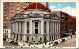 CLEVELAND TRUST CO. Main Building CLEVELAND, Ohio OH unused Postcard - Picture 1 of 2