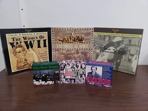 The Music of WWII, Women of WWll Love Songs of WWll CD Box Set Compact Discs Lot - Picture 1 of 12