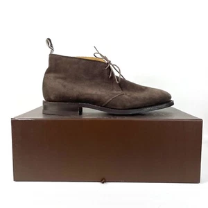 RM Williams Kingscliff Boot Mens AU/UK 10 US 11 Chocolate Suede Almond Toe New - Picture 1 of 12