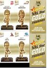 2008 Select Nrl Gold Figurine Cards Full Set 48 Rare