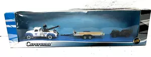 Cararama - 1:72 Scale Ford 24hr Towing Truck & Trailer With Military Jeep Boxed - Picture 1 of 4