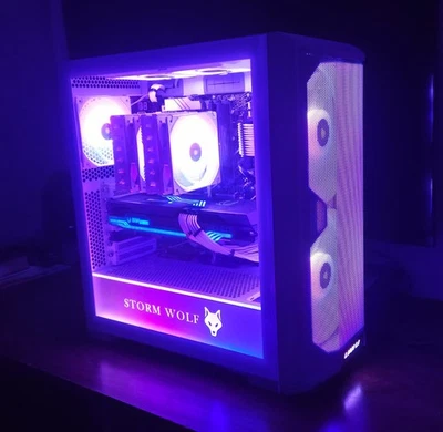 Gaming PC - Storm Wolf - RTX3080 - 64GB DDR5 - 2.25 TB SSD - Wi-Fi 6 - Bluetooth - Image 1 of 4