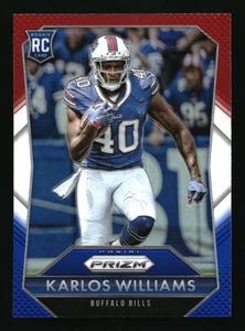 2015 Panini Prizm Red, White & Blue Prizm Karlos Williams #255 Buffalo Bills RC - Picture 1 of 2