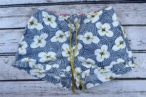 Boden 100% Cotten Floral Drawstring Pull On Shorts US4 - Picture 1 of 6