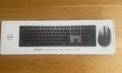 Dell Premier Multi-Device Wireless Keyboard and Mouse KM7321W Esp- Brand New - Image 1 of 4