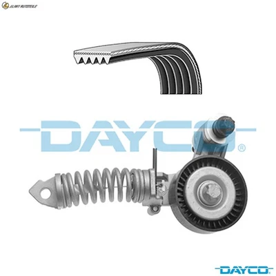 KIT COURROIES TRAPÉZOÏDALES À NERVURES KPV344 POUR OPEL CORSA/D/Hatchback/Van VITA ASTRA/A+/GTC - Photo 1/4