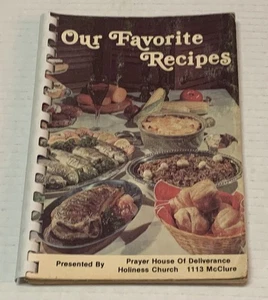 Vtg Prayer House Of Deliverance Holiness Church Cookbook Memphis Tennessee TN - Picture 1 of 13
