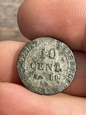 Moneda Francia 10 Céntimos Napoleón I 1808-1809 BB (10-45/1) Foto 1 de 2