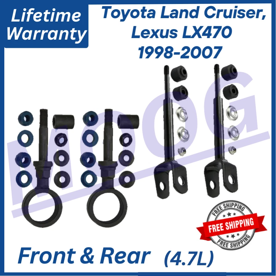 Barras estabilizadoras delanteras y traseras MOOG OEM, para Toyota Land Cruiser 1998-2007, Lexus LX470 Foto 1 de 4