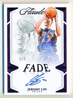 2024-25 Flawless Jeremy Lin Flawless Fade Signature Amethyst Auto #FFS-LIN (1/3) - Image 1 of 2
