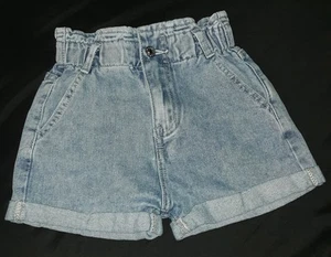 Cute light blue shein jean shorts girls youth size 8 - Picture 1 of 6