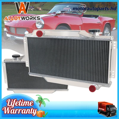 Radiador de aluminio FIT Triumph Spitfire MK3 4 MARK III IV 1500 1964-80 1,2 L/1,5 L Foto 1 de 4