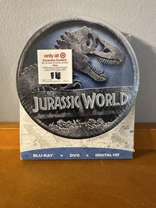 Jurassic World (Blu-Ray + DVD + Dig) “Steel Packaging”……….NEW & FACTORY SEALED! - Bild 1 von 2