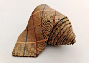 Corbata de diseñador de lana pura Burberrys de colección a cuadros patrón verde corbata para hombre - Imagen 1 de 9