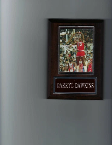 DARRYL DAWKINS PLAQUE PHILADELPHIA SIXERS 76ers BASKETBALL NBA Cover