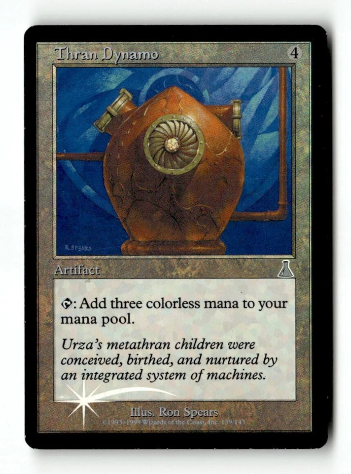 MTG | Thran Dynamo | Urza's Destiny | Foil | Heavily Played | English - Image 1 of 3