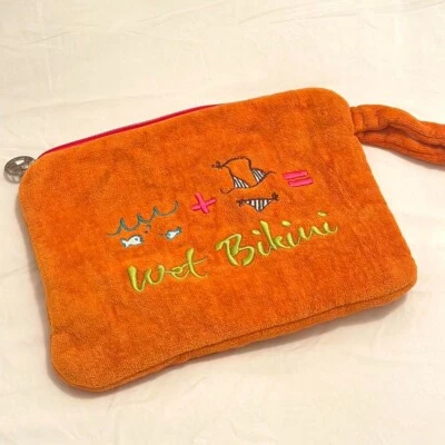 Henri Bendel embroidered wet bikini clutch bag - Image 1 of 4