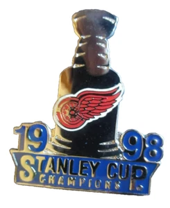 DETROIT RED WINGS 1998 STANLEY CUP CHAMPIONS PIN - Picture 1 of 1