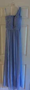Morilee Madeline Gardner dress 21662 unaltered size 8  in cornflower - Picture 1 of 4