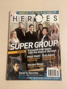 HEROES 'OFFICIAL' MAGAZINE #5  Sept/Oct 2008 Kristen Bell, Sylar, David Anders - Picture 1 of 5