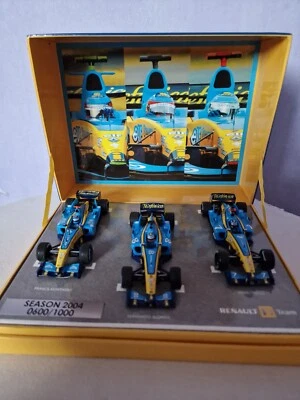 NOREV RENAULT F1 SEASON 2004 3 CAR BOX SET  1/43 SCALE LIMITED EDITION - Image 1 of 4