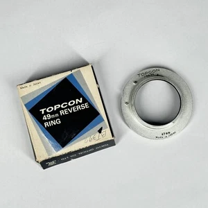 BESELER TOPCON 49MM REVERSE MACRO LENS ADAPTER RING FOR SUPER D DM CAMERA (MINT) - Picture 1 of 2