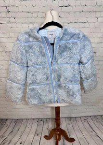 Mayoral Coat Jacket Light Blue Dress Pea Coat Girl's 9 - Picture 1 of 3