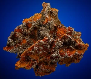 Vanadinit var. Endlichit, Presidio Mine, Shafter, Presidio Co., Texas 2207-022 - Bild 1 von 6