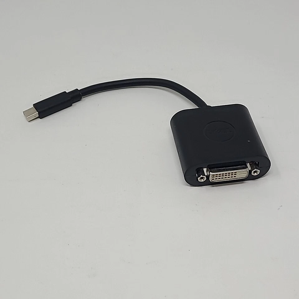 Dell Mini-Display Port (Male) To DVI-I (Single Link) Dongle Adapter Cable G44DK - Image 1 of 4