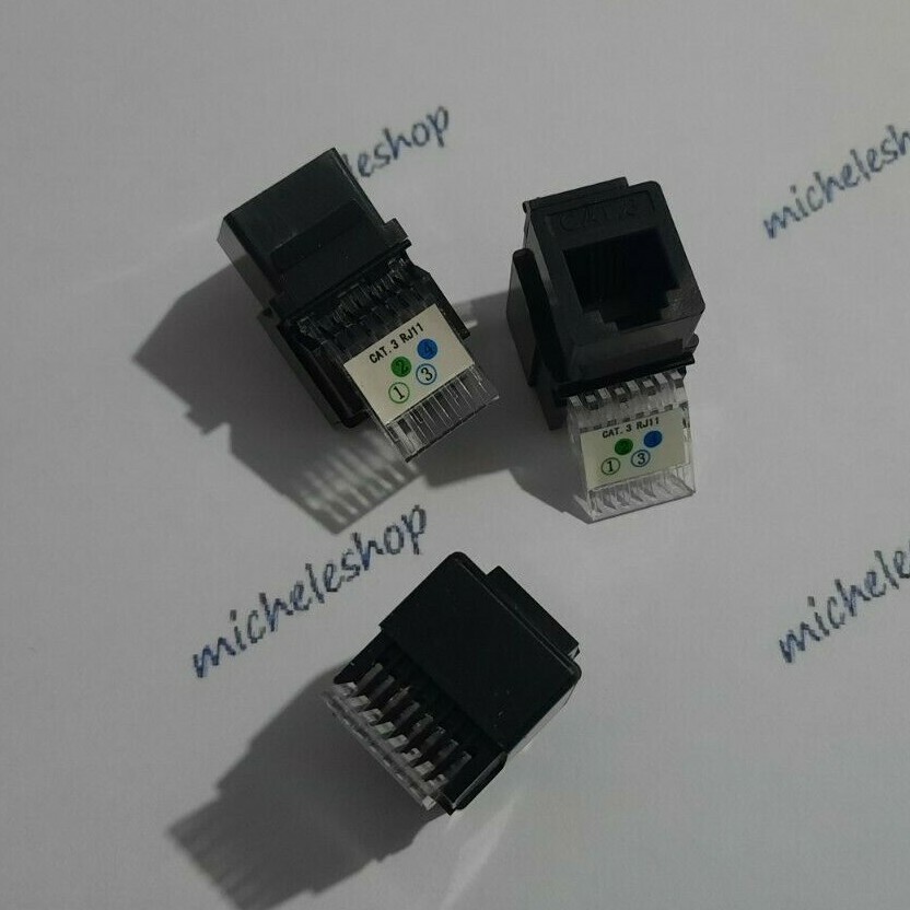 5 Pezzi Prese Telefoniche CAT3 RJ11 - Connettori Linea Telefonica Con Copertura Antipolvere - Foto 13