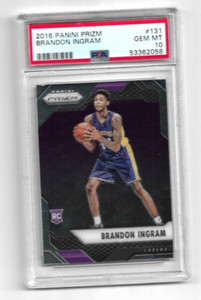 2016-17 PANINI PRIZM BRANDON INGRAM PSA GEM 10 ROOKIE RC #131