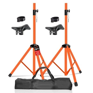 5 Core Speaker Stand Pair Adjustable Heavy Duty PA DJ Studio Monitor Stands - Picture 1 of 13