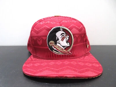 Florida State Seminoles Hat Cap Snap Back All Over Print Football Zephyr Mens - Image 1 of 4