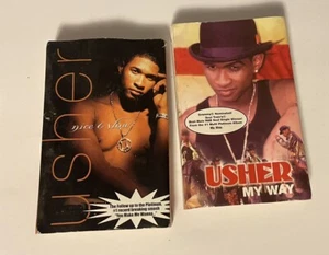 Usher My Way SINGLE Cassette Tape LaFace 1997  + Single Usher Nice And Slow - Picture 1 of 3