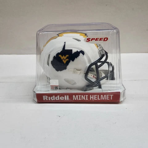 West Virginia NCAA Riddell Speed Mini Helmet Cover