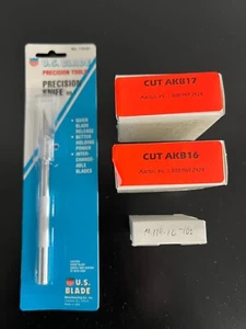 100 Blades of each - #10 #16 and #17 Knife Art Blades plus Holder CLOSEOUT - Picture 1 of 5