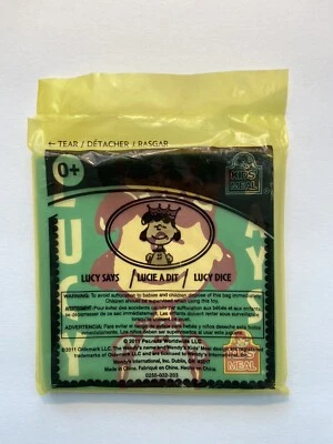 Libro de cartón Wendys Kids Meal 2011 Peanuts Lucy Says difícil de encontrar Foto 1 de 2