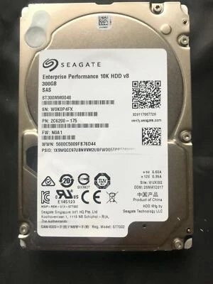 Seagate ST300MM0048 300GB 10K RPM HDD V8 SAS 12Gbps 128MB 2.5" 512n Hard Disk  - Image 1 of 4