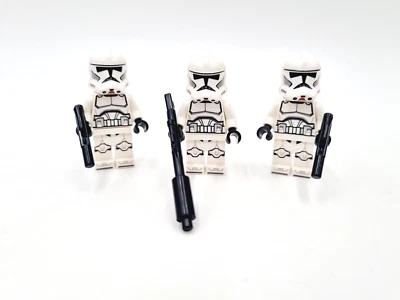 LEGO Star Wars Clone Trooper Phase 2 3 Figuren + Waffen SW1319 NEU