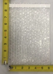 100 5.5x8.5 Double-Wall Clear Self-Sealing Bubble Out Pouches/Bubble Bags - Picture 1 of 1