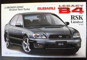 Rare !! Fujimi 1/24 SUBARU Legacy B4 RSK Limited 16 Valve Twin Turbo So Cool !! - Picture 1 of 10