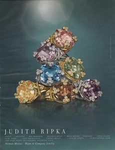 2007 original Judith Ripka para mujer Jewejry fino accesorios de moda anuncio impreso - Imagen 1 de 1