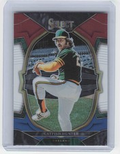 2023 Panini Select #2 Catfish Hunter Tri Color Prizm