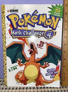 2000 Pokémon Math Challenge Grade 4 Charizard RARE with 32 cards Still Attached - Picture 1 of 13