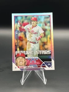 Bryson Stott 2023 Topps S1 #295 Future Stars Rainbow Foil Philadelphia Phillies - Picture 1 of 2