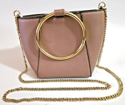 Co-Lab Christopher Kon - Round Handle - Chain Crossbody  -  Party Cocktail Purse - Image 1 of 4