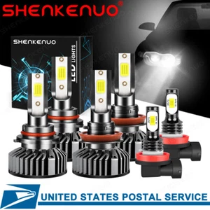 For Toyota Highlander 2011-2019 Combo LED Headlight High/Low Kit+Fog Light 6500K - Bild 1 von 10