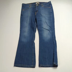 Levis 525 Womens 14S Size Jeans Denim Pants Bootcut Medium Wash Blue High Rise - Picture 1 of 10