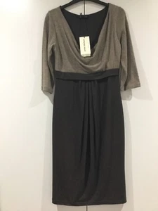Ladies Dress JAMES LAKELAND UK 10 Jersey Lined Wool Mix Cowl Neck RRP £159 NEW - Picture 1 of 5